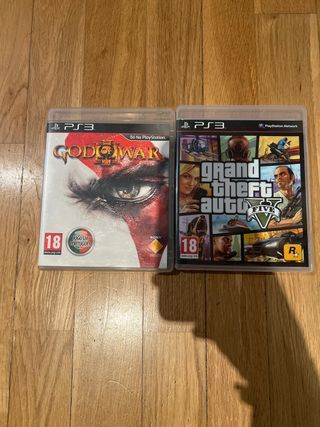 Juegos PS3: God of War y GTA V