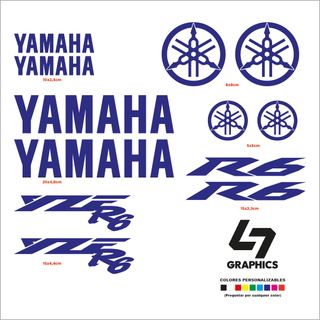 Kit Pegatinas Yamaha YZF R6