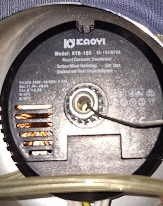 Lámpara colgante KAOYI bombilla cristal