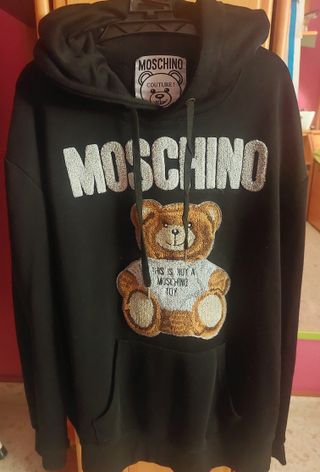 Sudadera Moschino Negra Oso Teddy