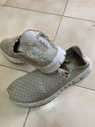 Zapatillas tejidas cómodas para hombre