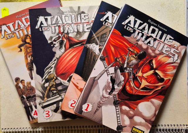 Mangas Attack On Titan, Ataque a los titanes