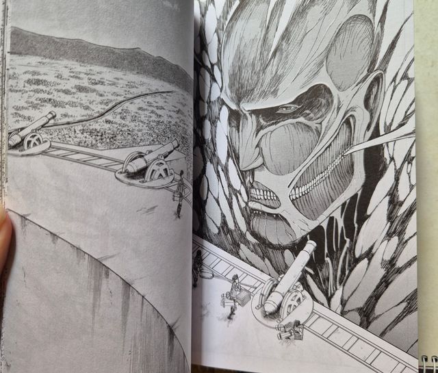 Mangas Attack On Titan, Ataque a los titanes