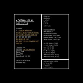 Cromos Adrenalyn xl 2021