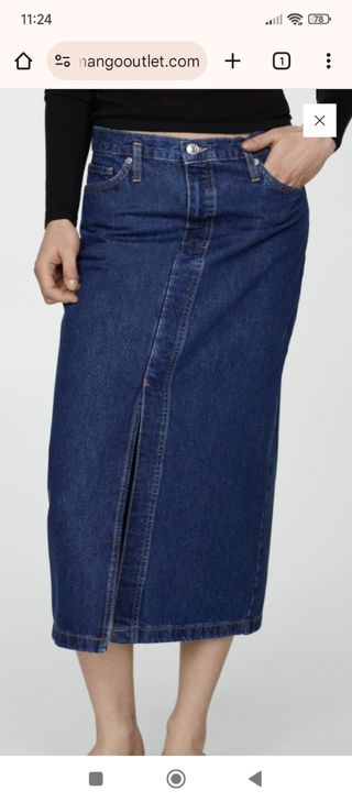 Lote 2 faldas vaqueras talla 48