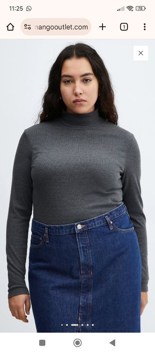 Lote 2 faldas vaqueras talla 48