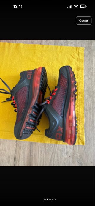 Nike Air Max 2013 GS Negro Rojo