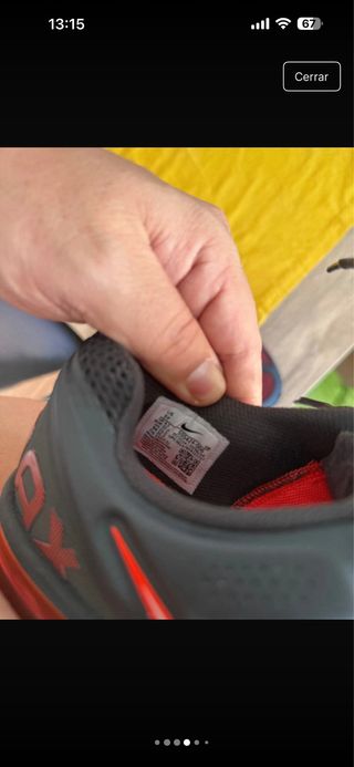 Nike Air Max 2013 GS Negro Rojo
