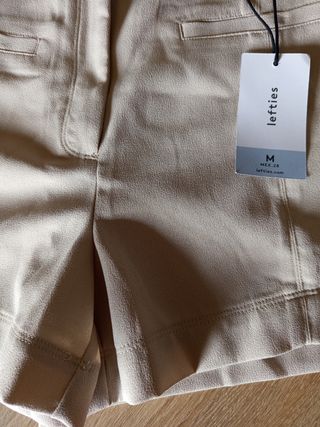 Pantalones cortos Lefties beige talla M