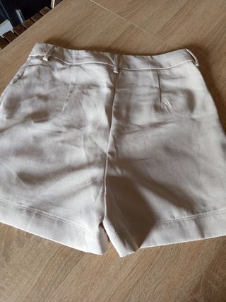 Pantalones cortos Lefties beige talla M