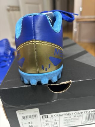 Zapatillas Fútbol Sala Adidas Messi Talla 33