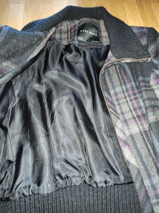 Cazadora Zara Mujer Multicolor de abrigo 