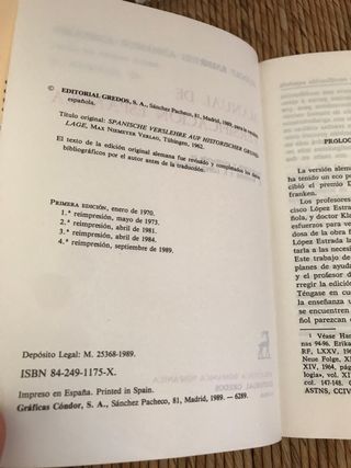 Manual de versificación española. Rudolf Baehr