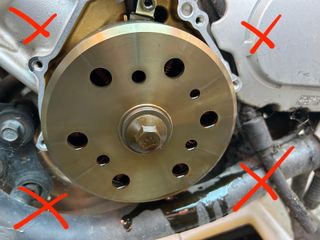 Volante plato Fazer 1000 2001-2005 magnetico