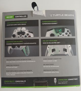 Mando Xbox Turtle Beach Recon Blanco
