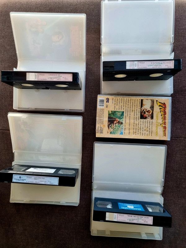 Star Wars Indiana Jones Roger Rabbit VHS movies PT