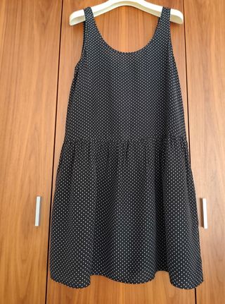 Vestido Des Petits Hauts Negro Lunares