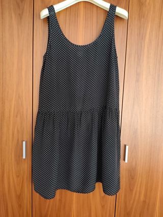 Vestido Des Petits Hauts Negro Lunares