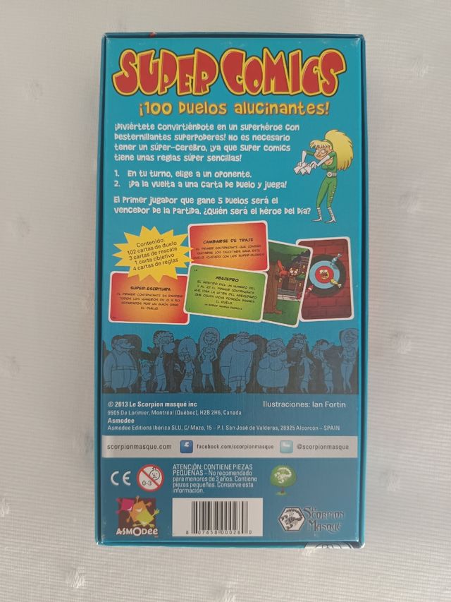 Juego de mesa Super Comics