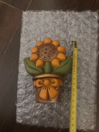 Maceta Girasol Thun Cerámica Dorada