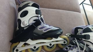 Patines en línea Fila morados y blancos