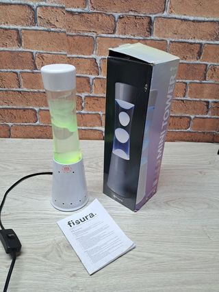 Fisura – Lámpara de lava led 7 colores. Lámpara 