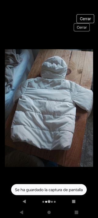 Chaqueta acolchada Mango blanca