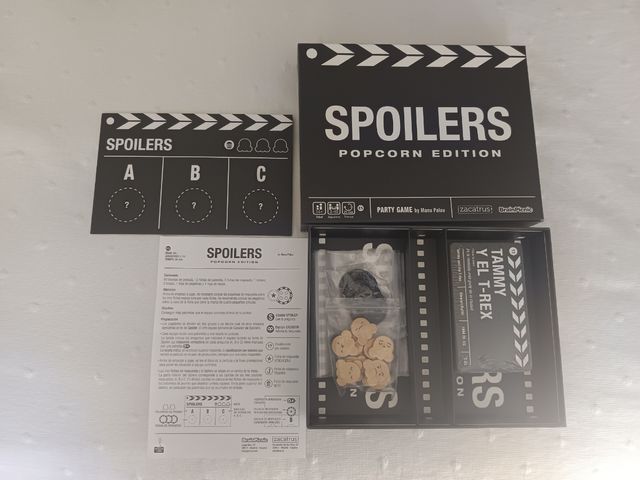 Spoilers Popcorn Edition Juego de Mesa