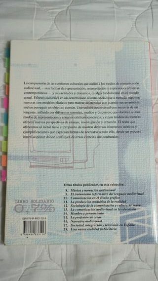 Libro Cultura Audiovisual: itinerarios y rupturas