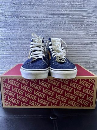 Scarpe Vans Sk8-Hi  Uomo Blu Giallo