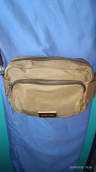 Bolso Bimba y Lola Marrón y Dorado