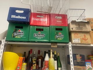 Scatole in plastica per birra