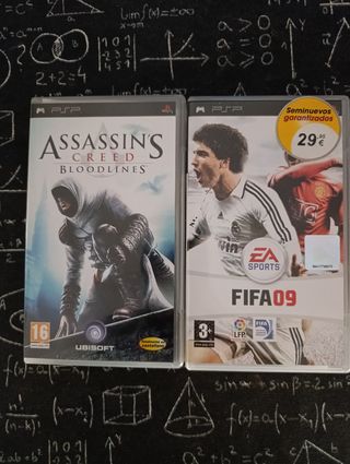 Assassin's Creed Bloodlines y FIFA 09 PSP