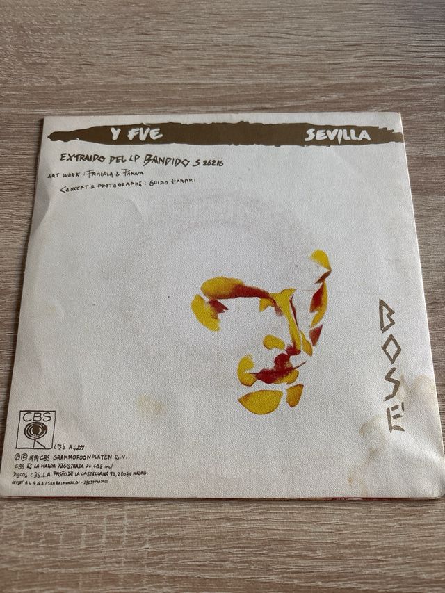 Vinilo Miguel Bosé Sevilla