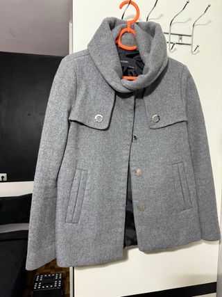 Abrigo ZARA BASIC Gris