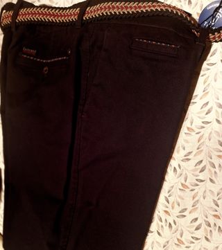 Pantalón Talenti T52 con cinturón Azul