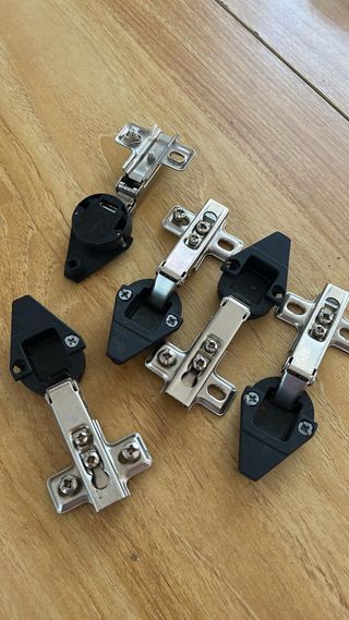 Bisagras para puertas de armario (6 unidades)