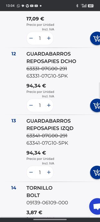 Protectores Plástico Estriberas LTZ 400