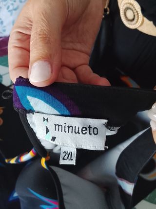 Conjunto Minueto Negro Talla 44