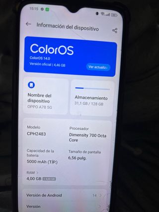 Oppo A78 5G Nero