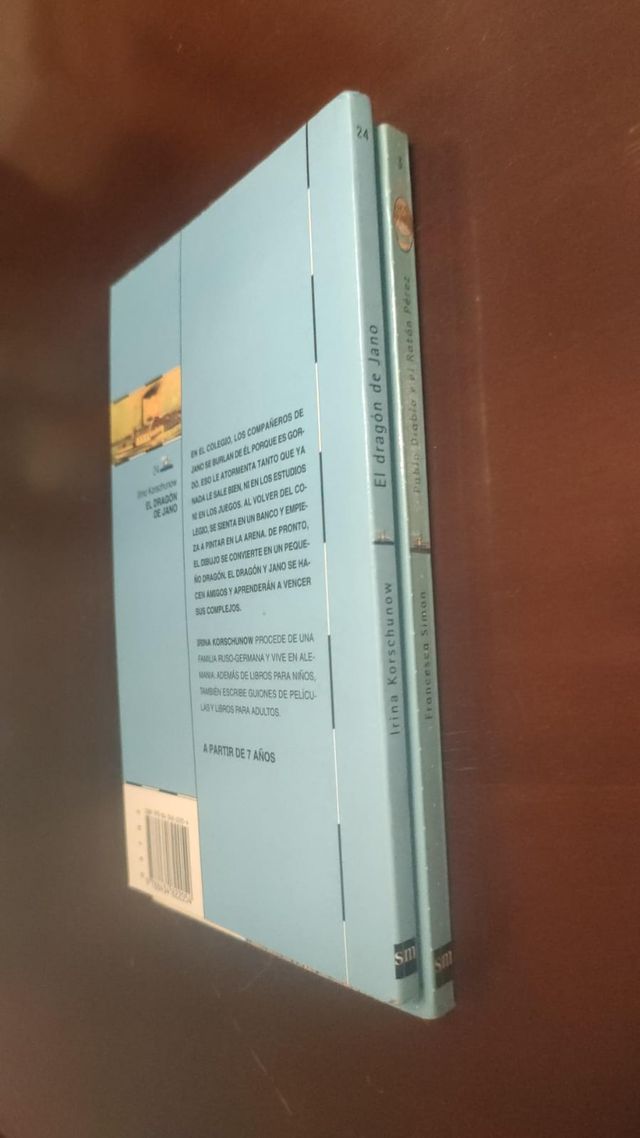 Lote 2 libros Barco de Vapor SM