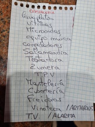 Menaje para restaurante