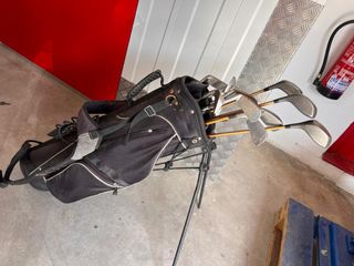 Bolsa de golf + palos.
