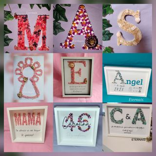 Cuadros personalizados con flores preservadas