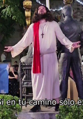 Disfraz de Jesucristo con accesorios