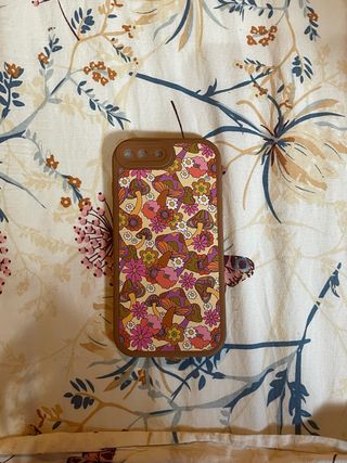 Funda iPhone 7 Plus Diseño Hongos y Flores