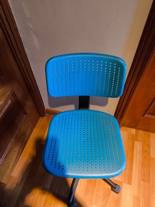 Silla de escritorio infantil azules