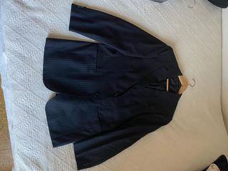 Americana Burberry Raya Diplomática azul marino 