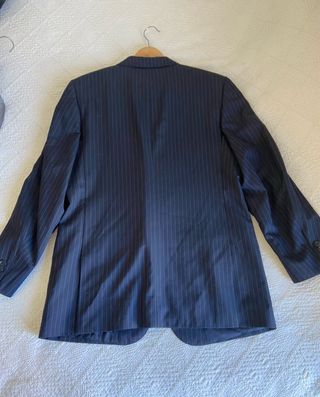 Americana Burberry Raya Diplomática azul marino 