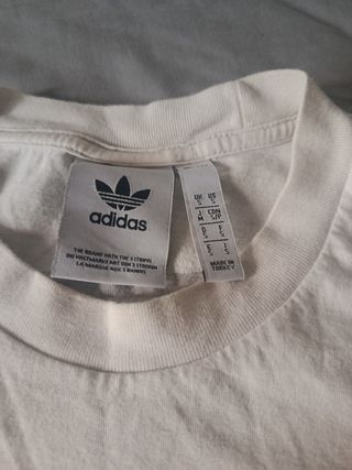 Camiseta Adidas Logo Trefoil Blanca